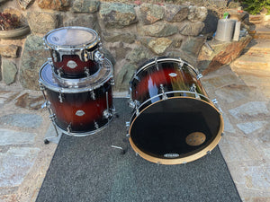 PDP Platinum Maple 3pc Drum Set kit 22x18,10x8,16x14 - Fair